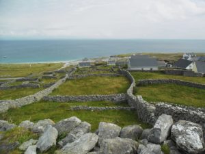 Murets sur Inisheer, îles d'Aran